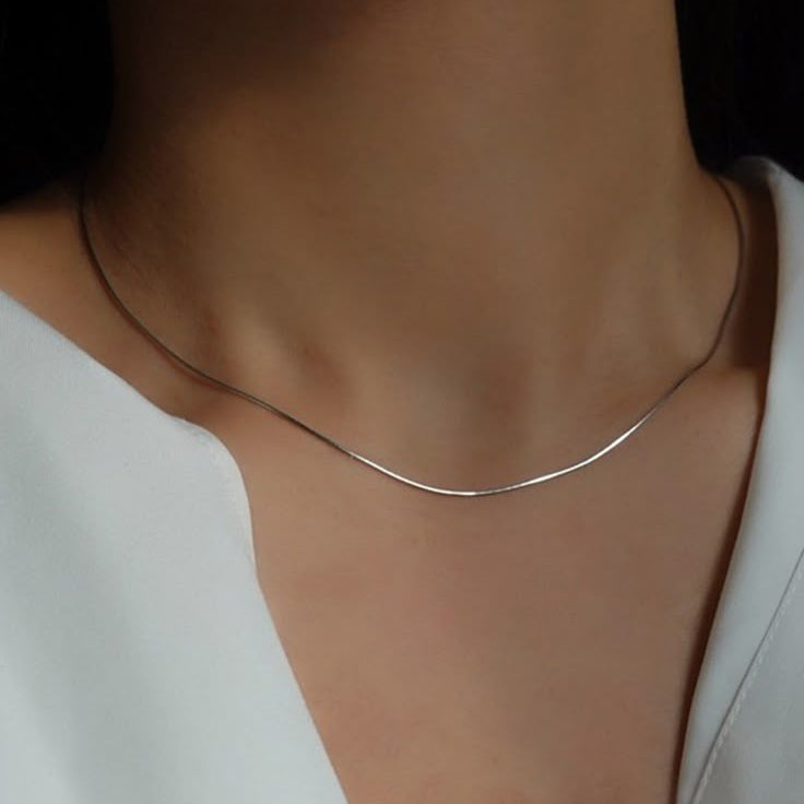 Silver Minimal Heart