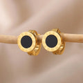 Roman Black Earing