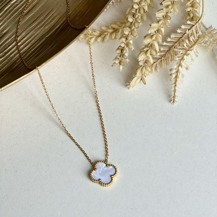 White Clover Necklace