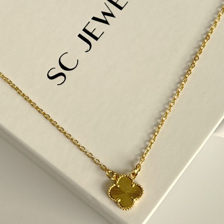 Gold Clover Necklace