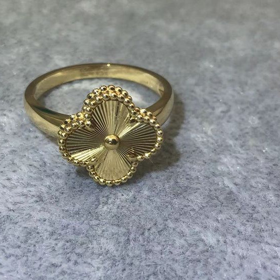 Golden Clover Ring