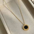 Black Roman Necklace