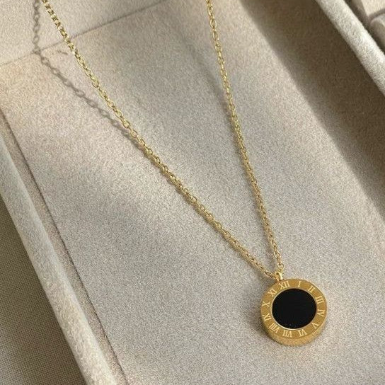 Black Roman Necklace
